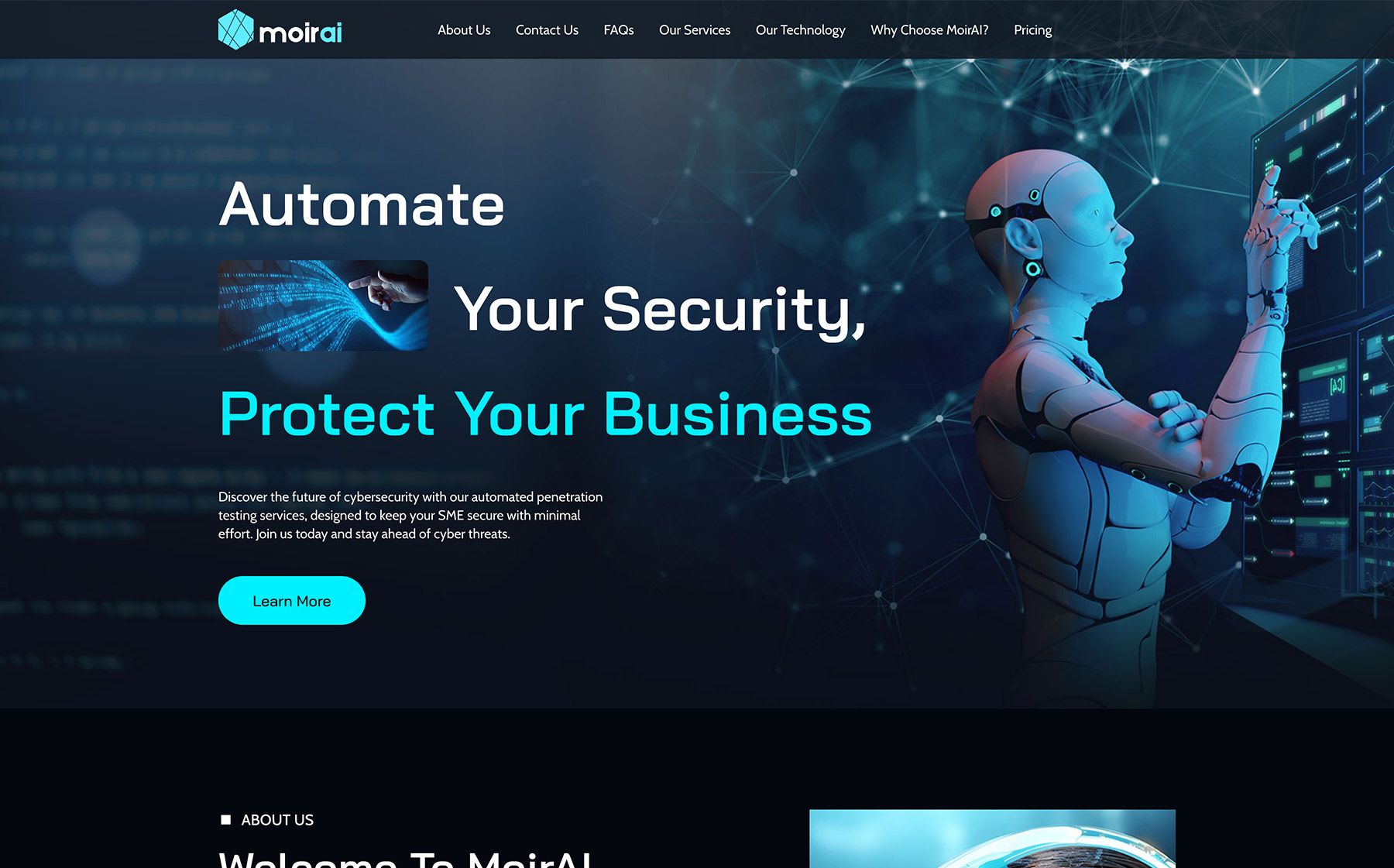 Moirai cyber security website