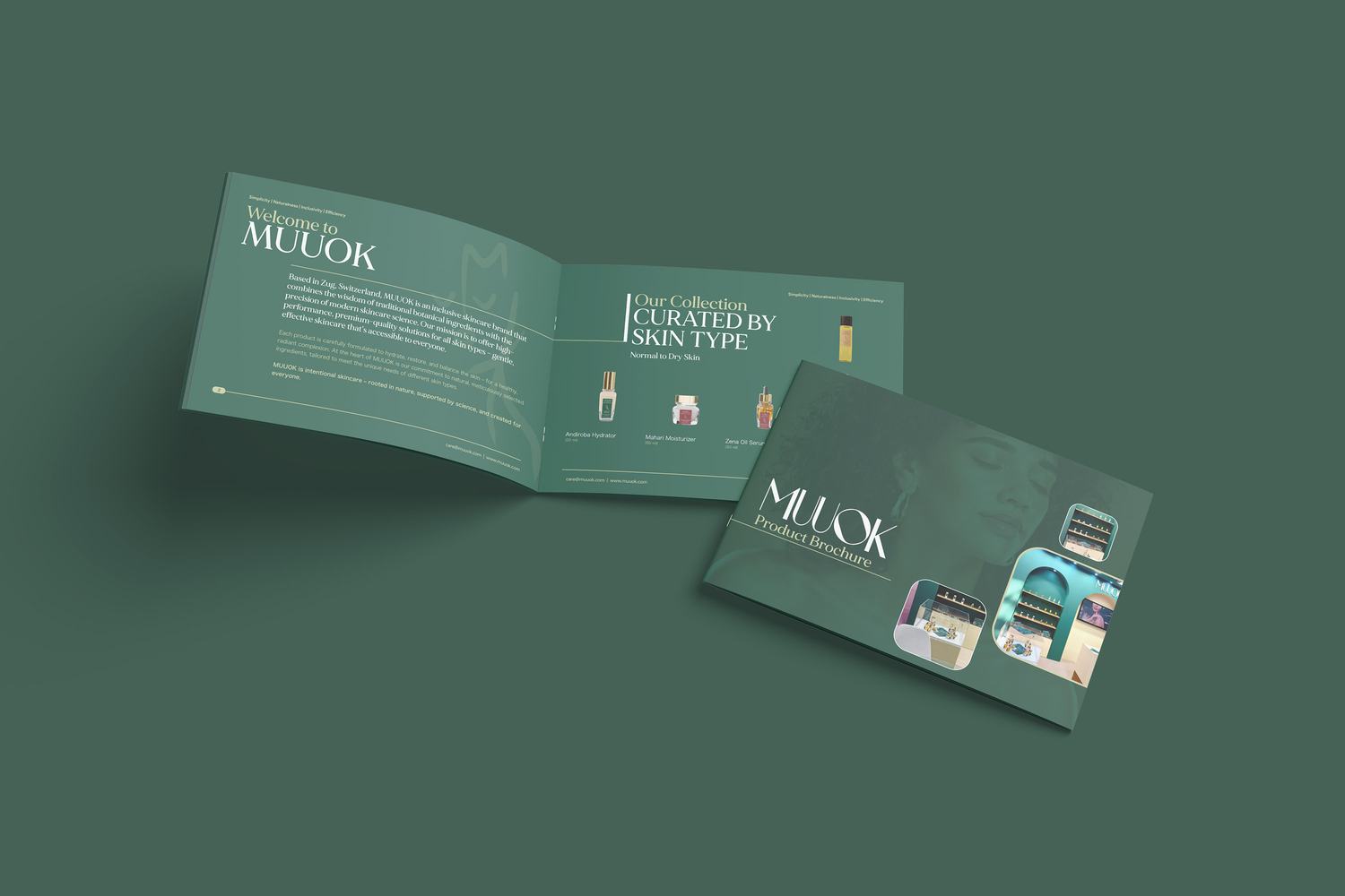 Muuok landscape A5 product brochure