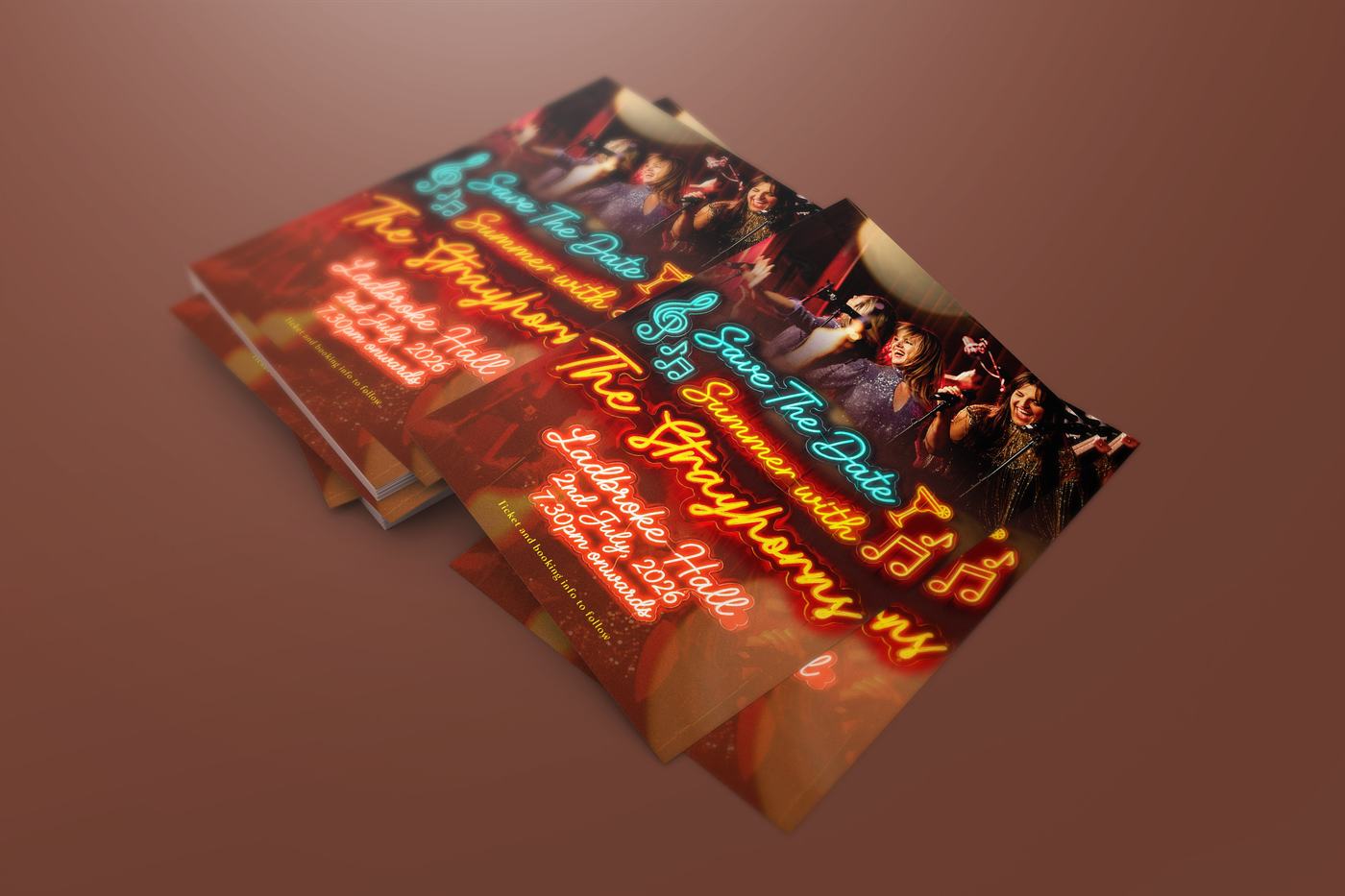 Save the date event flyers