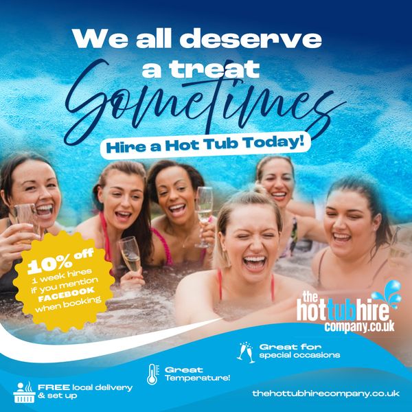 Social media post for The Hot Tub Hire Company