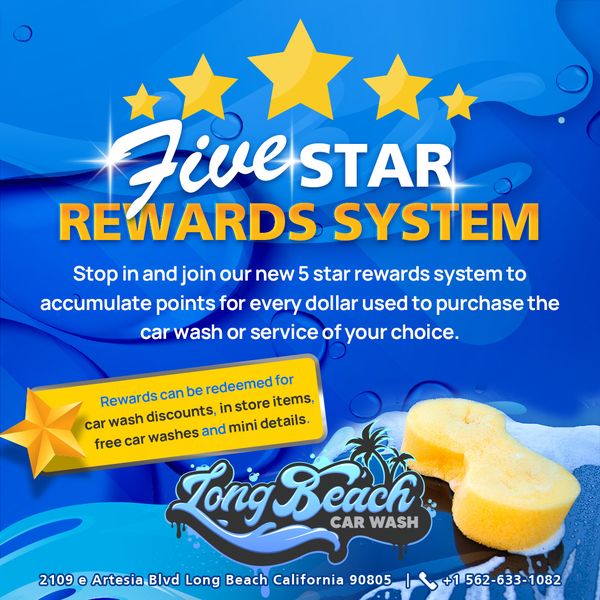 Social media post for Long Beach Car Wash