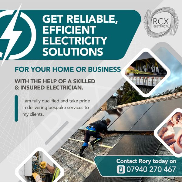 Social media post for RCX Electrical