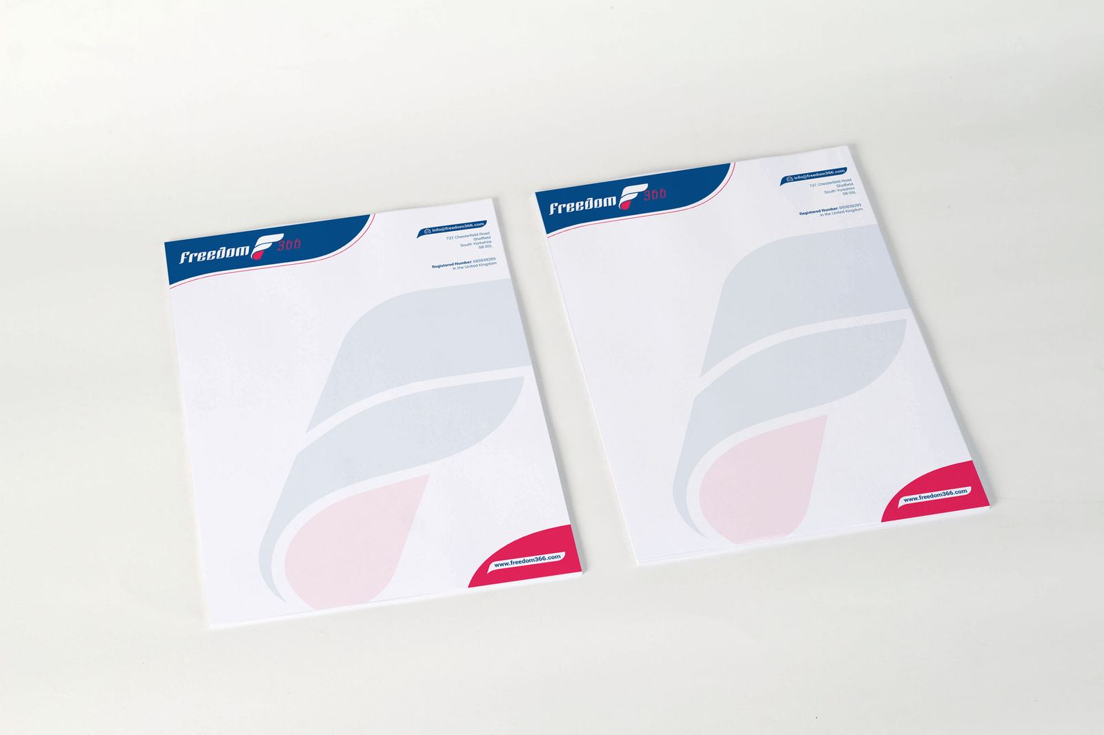Freedom 366 letterheads